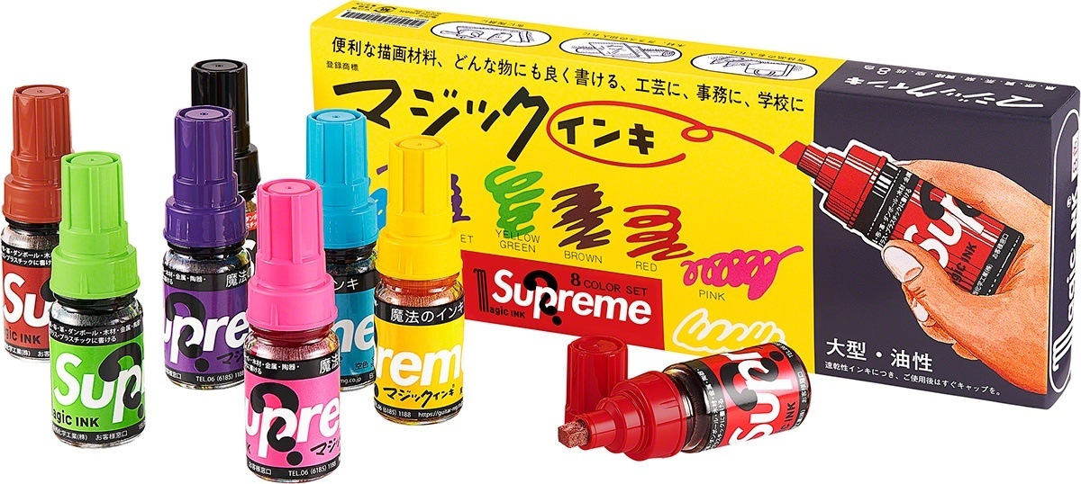 Supreme®/Magic Ink Markers (Set of 8)